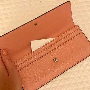 Light pink Coach wallet